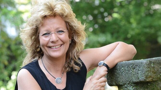 Freundlich, aber bestimmt: Beate Müller-Gemmeke hält nichts von wahlkämpferischem Süßholzgeraspel. GEA-FOTO: PACHER