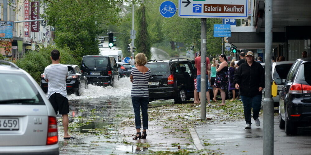 Unwetter Reutlingen