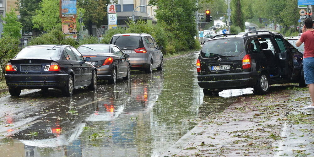 Unwetter Reutlingen