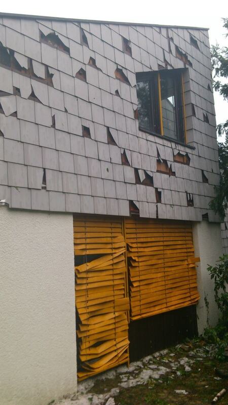 Hagelsturm verwüstet Reutlingen und Teile der Region