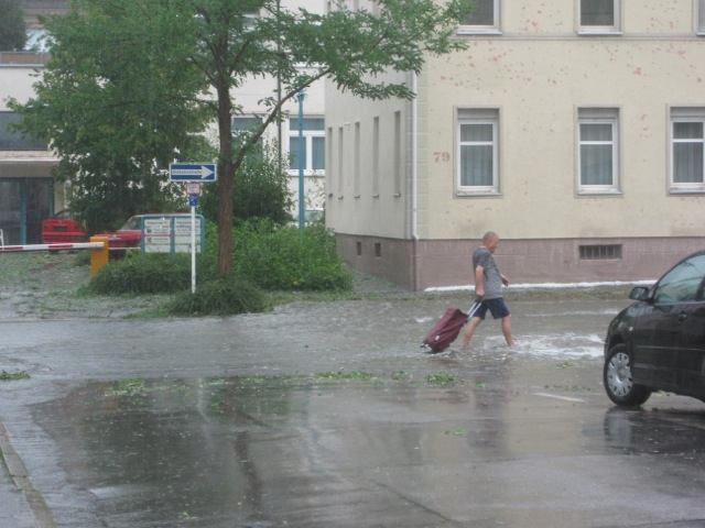 Hagelsturm verwüstet Reutlingen und Teile der Region