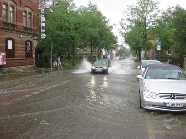 Hagelsturm verwüstet Reutlingen und Teile der Region