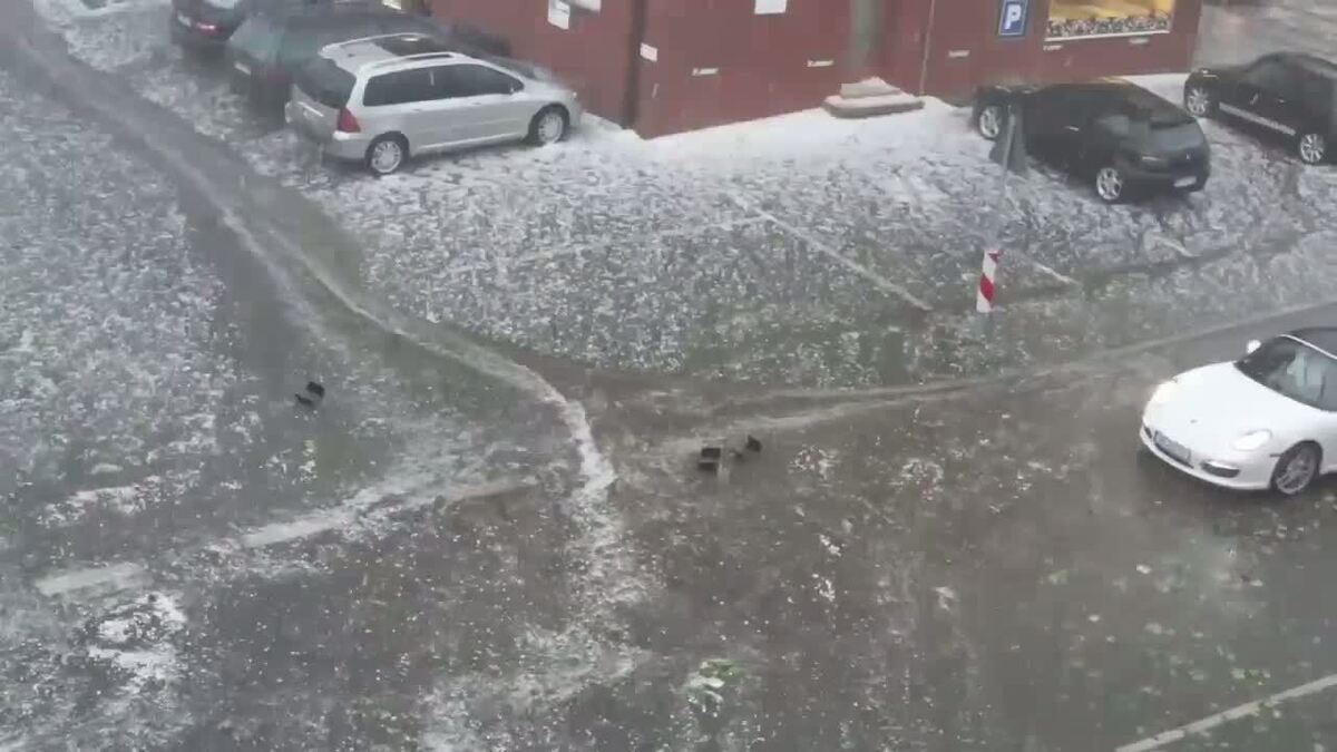 Hagelsturm verwüstet Reutlingen und Teile der Region