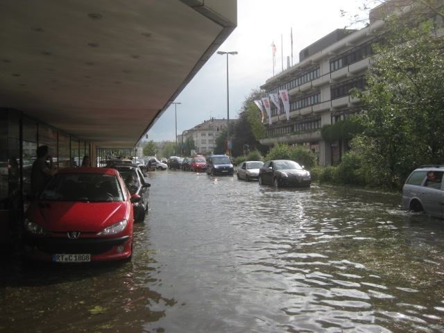 Hagelsturm verwüstet Reutlingen und Teile der Region