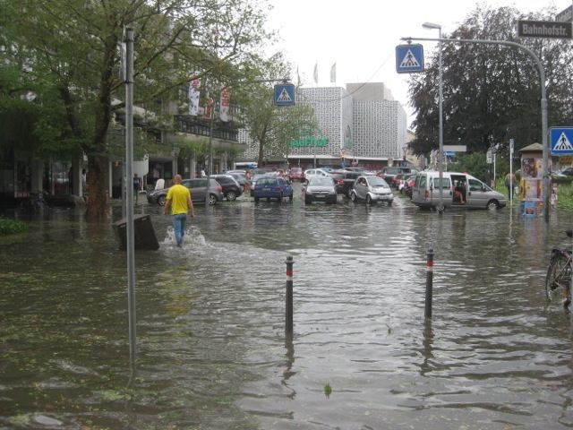 Hagelsturm verwüstet Reutlingen und Teile der Region
