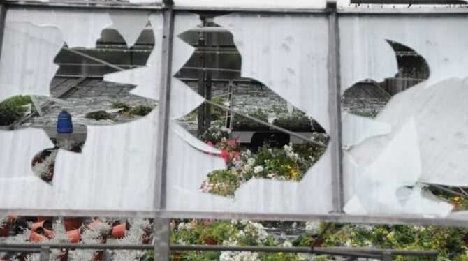 Hagelsturm verwüstet Reutlingen und Teile der Region