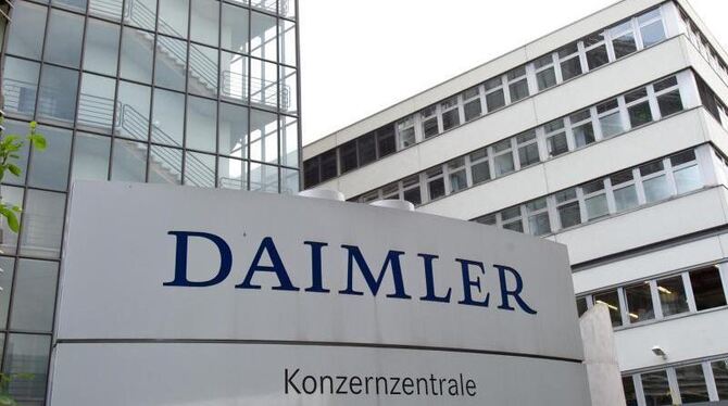 Die Daimler-Zentrale.