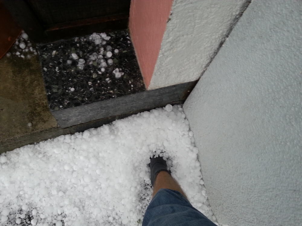 Unwetter auf der Alb 6. August 2013