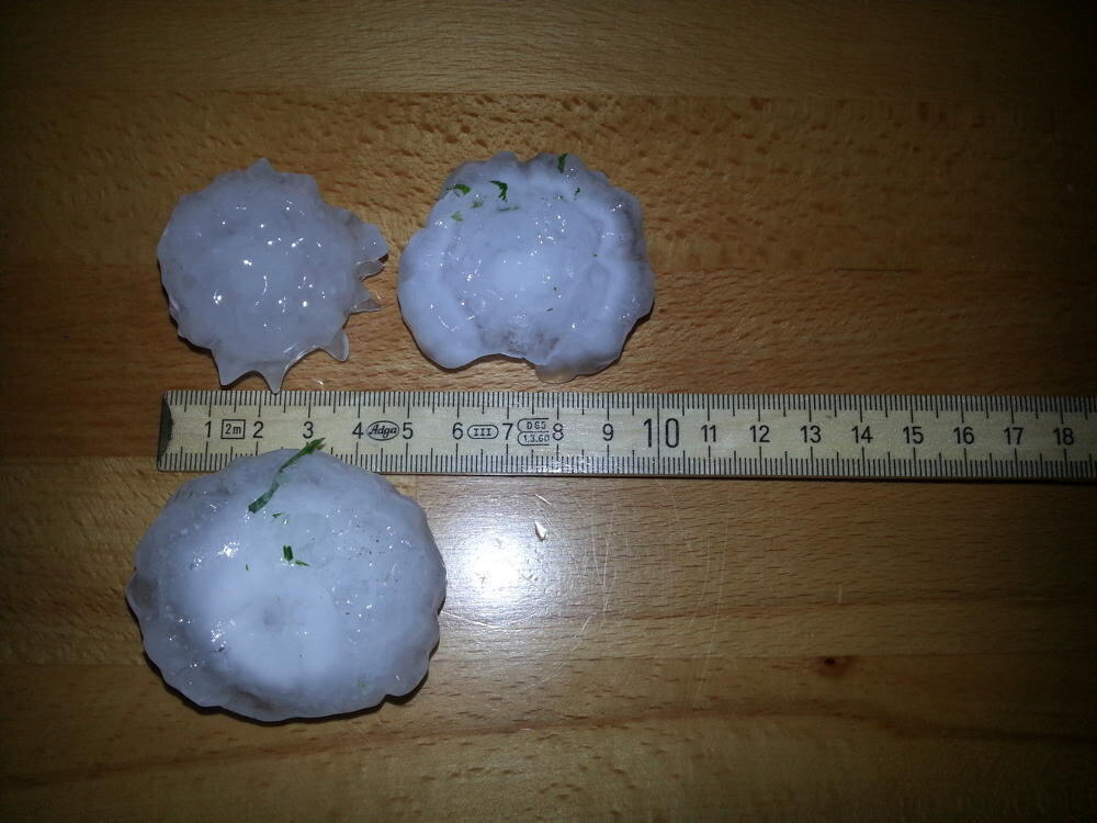 Unwetter auf der Alb 6. August 2013