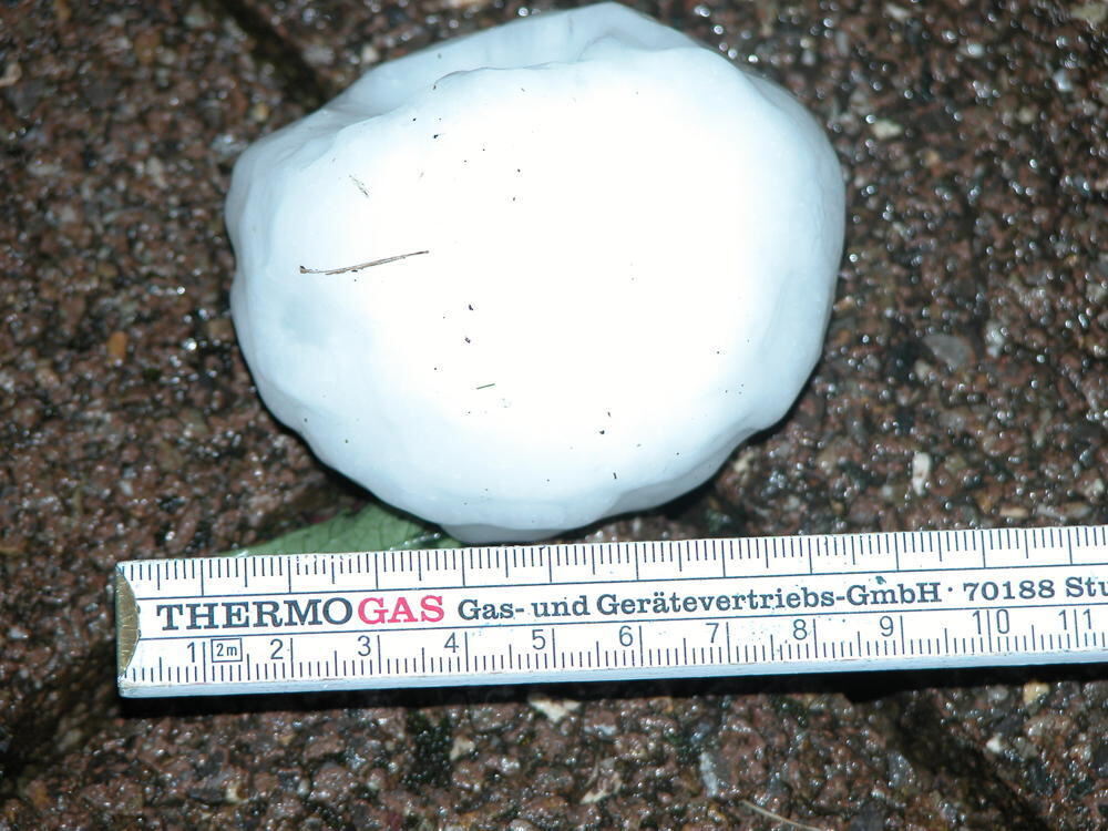 Unwetter auf der Alb 6. August 2013