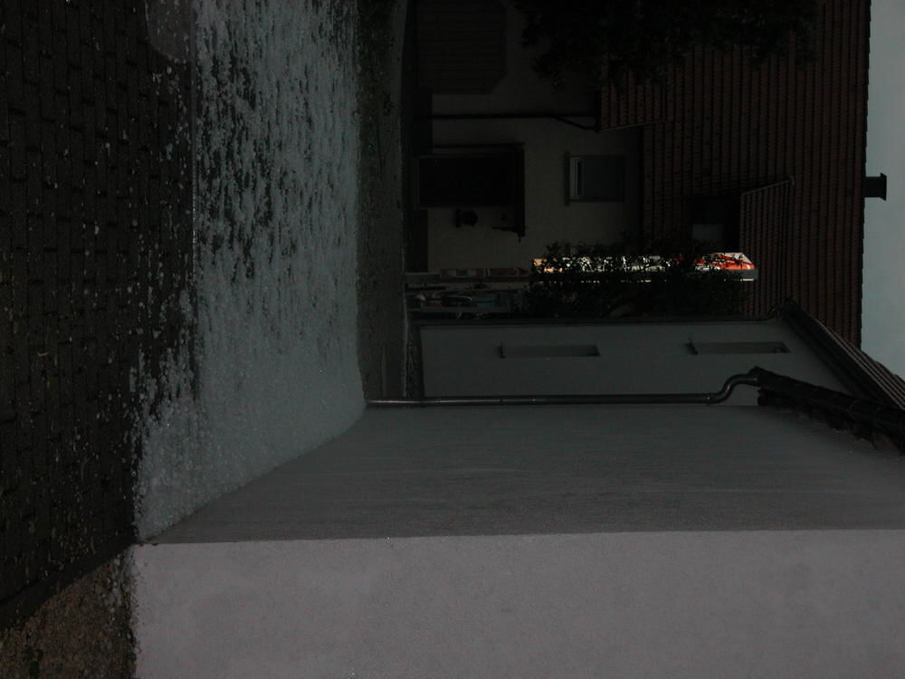 Unwetter auf der Alb 6. August 2013