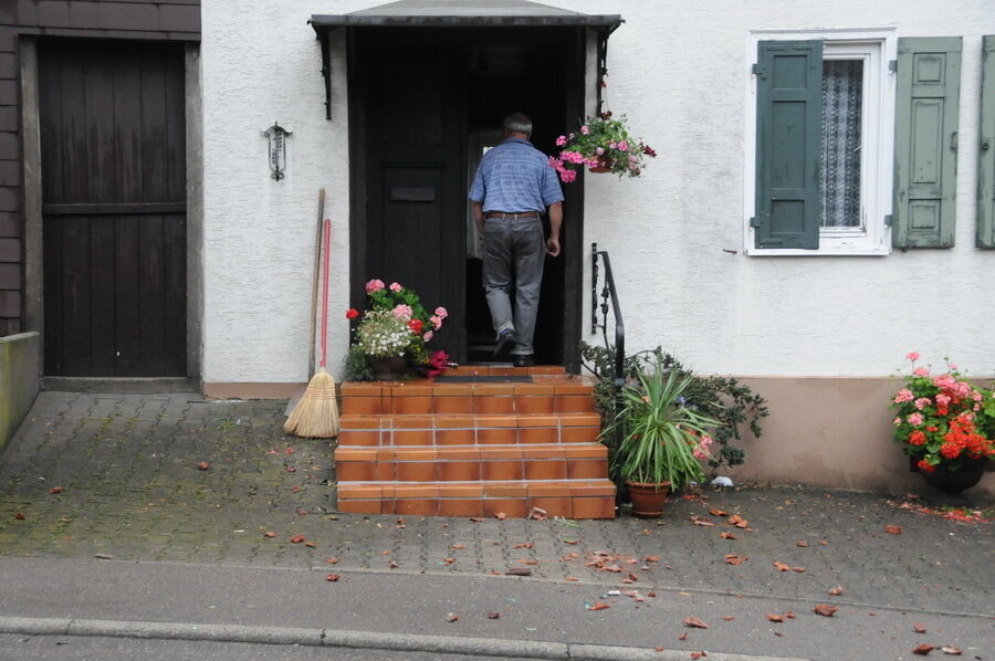 Unwetter auf der Alb 6. August 2013