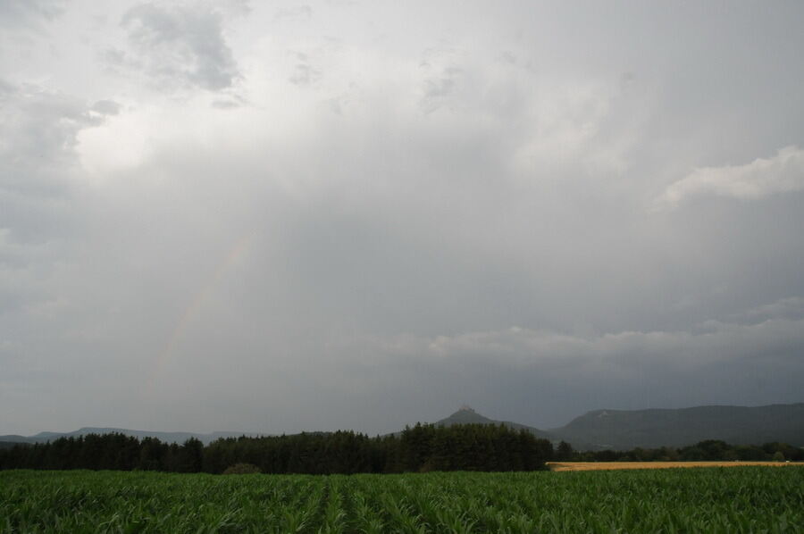 Unwetter auf der Alb 6. August 2013