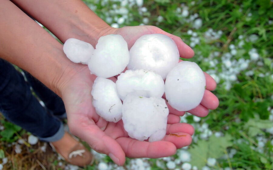 Unwetter auf der Alb 6. August 2013