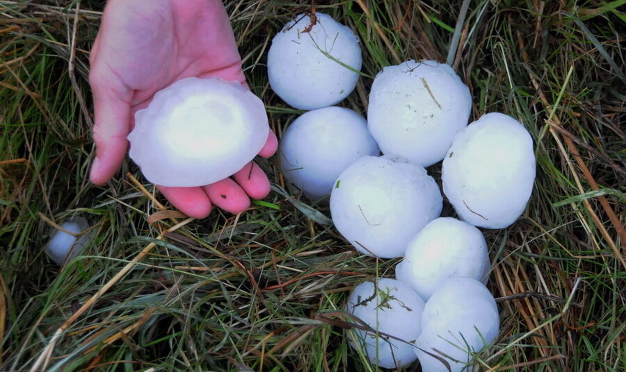 Unwetter auf der Alb 6. August 2013