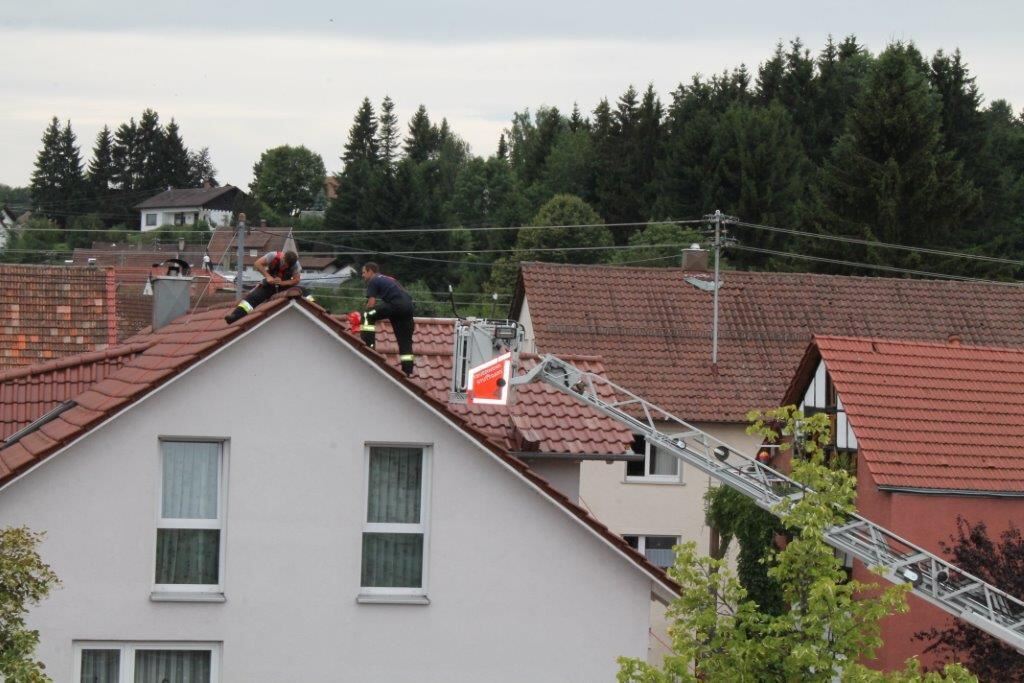 Unwetter auf der Alb