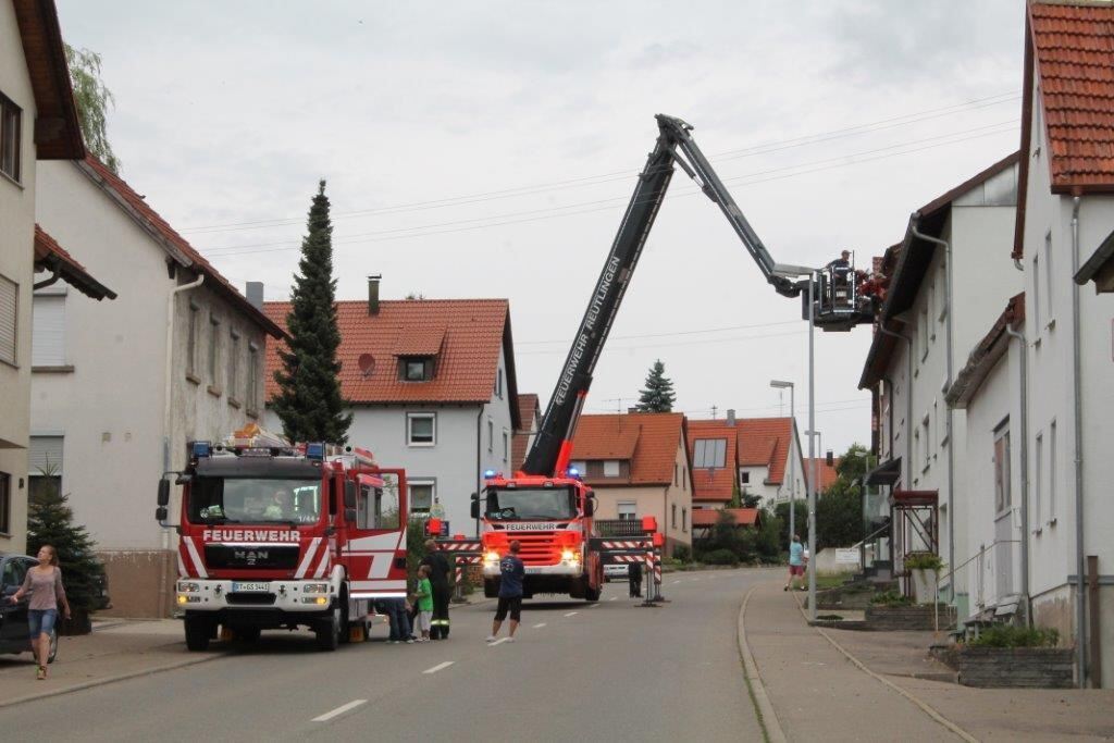 Unwetter auf der Alb