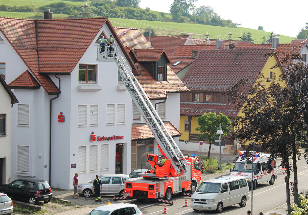 Unwetter auf der Alb
