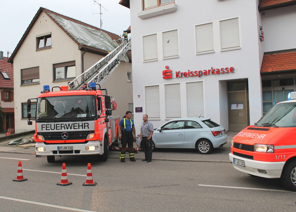 Unwetter auf der Alb