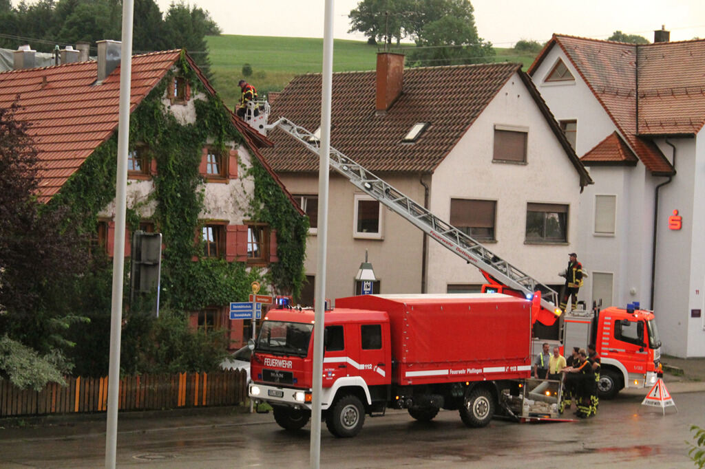 Unwetter auf der Alb