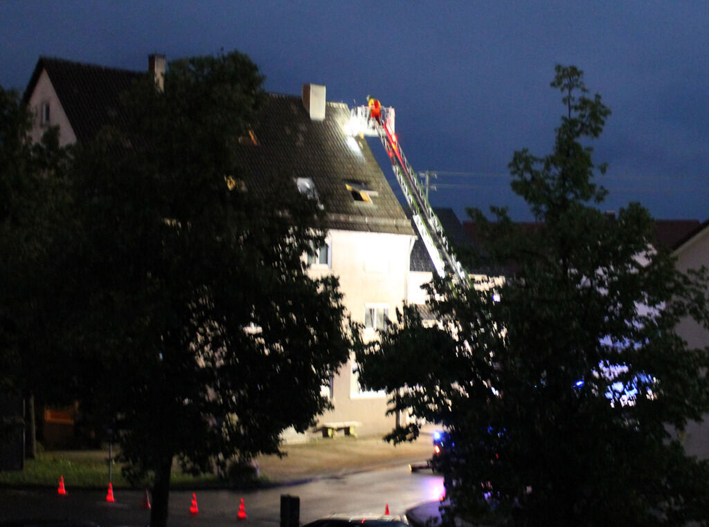 Unwetter auf der Alb