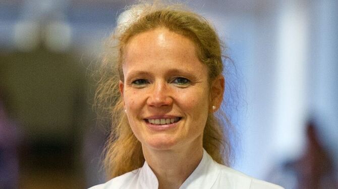 Die Medizinerin Daniela Berg vom Tübinger Universitätsklinikum. FOTO: DPA