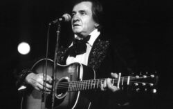 "The Man in Black": 10 Jahre nach seinem Tod ist Country-Sänger Johnny Cash noch lange nicht vergessen. Foto: Wolfgang Eilmes