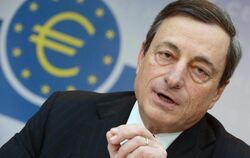 Mario Draghi, Präsident der Europäischen Zentralbank (EZB) in Frankfurt am Main. Foto: Arne Dedert/Archiv