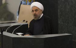 Die erste Rede von Irans neuem Präsidenten Ruhani vor der UN-Vollversammlung war mit Spannung erwartet worden. Foto: Brendan 