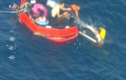 Rettung von Flüchtlingen zwischen Malta und der italienischen Insel Lampedusa. Foto: Malta Navy Press Office