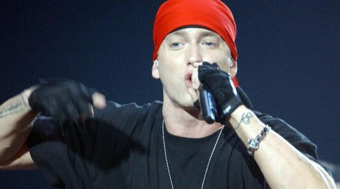 Wieder ein Preis für Eminem. Foto: Anthony Harvey