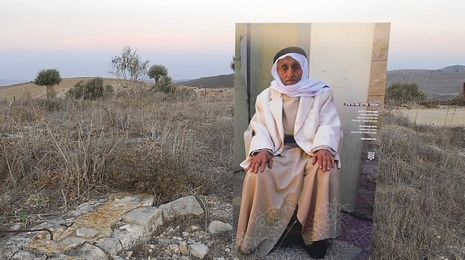 Die Folgen der Vertreibung: Das Foto eines im Libanon verstorbenen palästinensischen Flüchtlings, aufgestellt auf dem Friedhof s