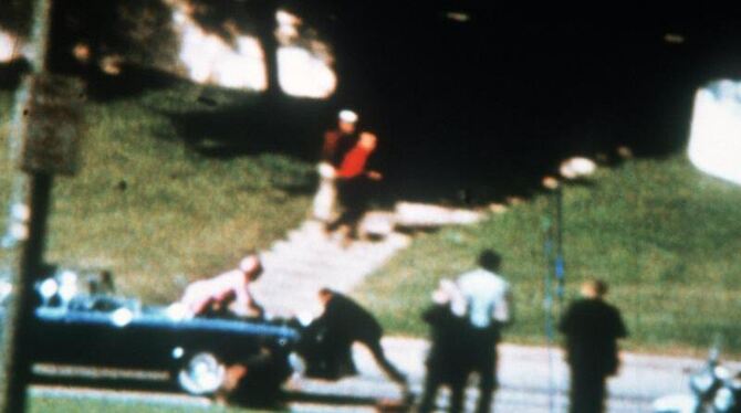 Ein Amateur machte die Aufnahmen von der Ermordung Kennedys in Dallas/Texas am 22. November 1963. Foto: DB