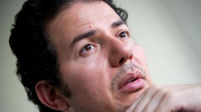 Der deutsch-ägyptische Schriftsteller und Politologe Hamed Abdel Samad während eines Interviewtermins im Juli in München. Fot