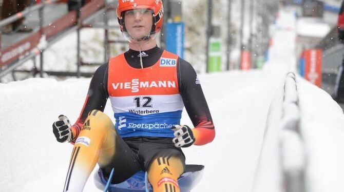 Chris Eißler gewann in Winterberg überraschend seinen ersten Weltcup. Foto: Jan-Philipp Strobel