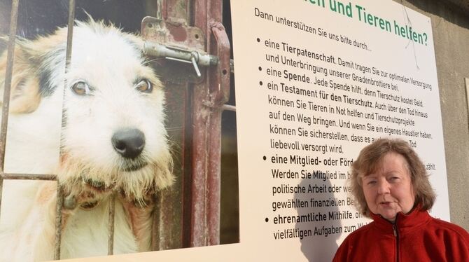 Petra Zipp leitet das Bmt-Tierschutzzentrum in Pfullingen. Sie geht offen mit der Kritik der Stiftung Warentest um.