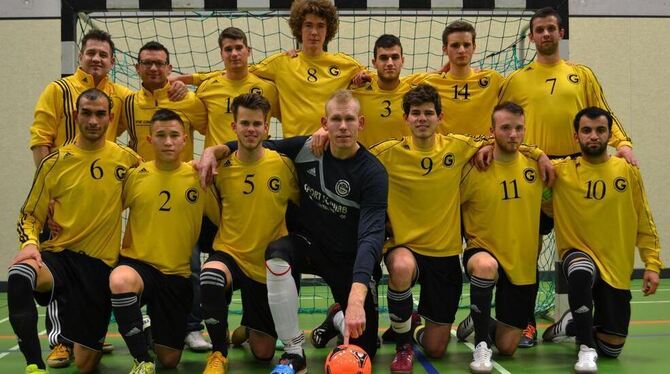 So sehen Sieger aus: In einem spannenden Finale erkämpfte sich das Team der GSG Stuttgart den Landestitel. FOTO: ANTZ