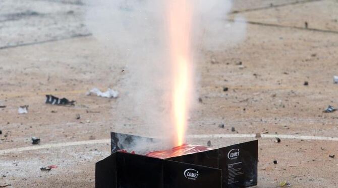 Feuerwerk. Foto: Jörg Carstensen