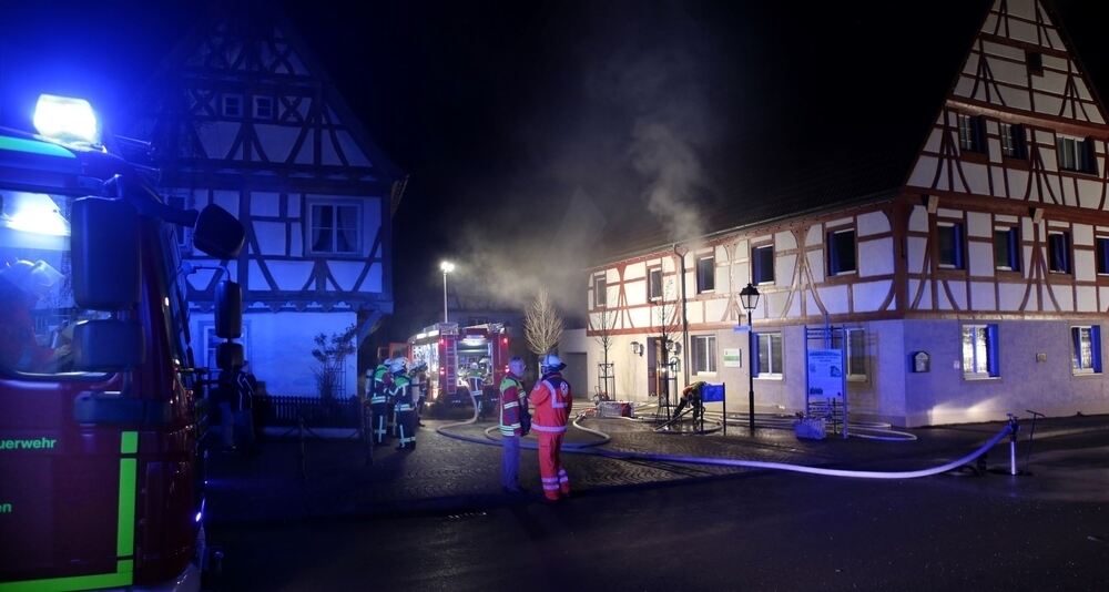 Brand in Hayingen 24.12.2013