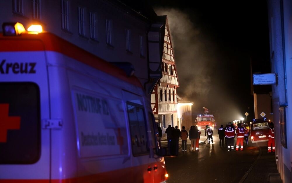 Brand in Hayingen 24.12.2013