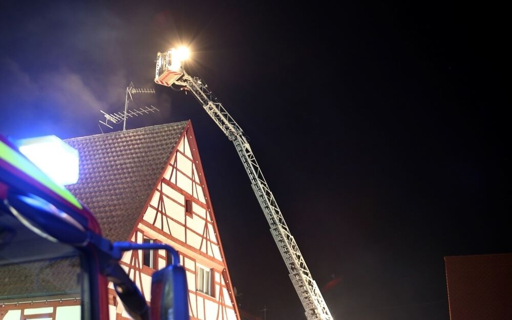 Brand in Hayingen 24.12.2013