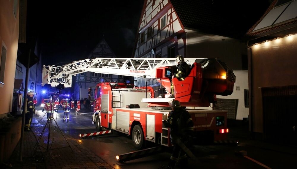 Brand in Hayingen 24.12.2013