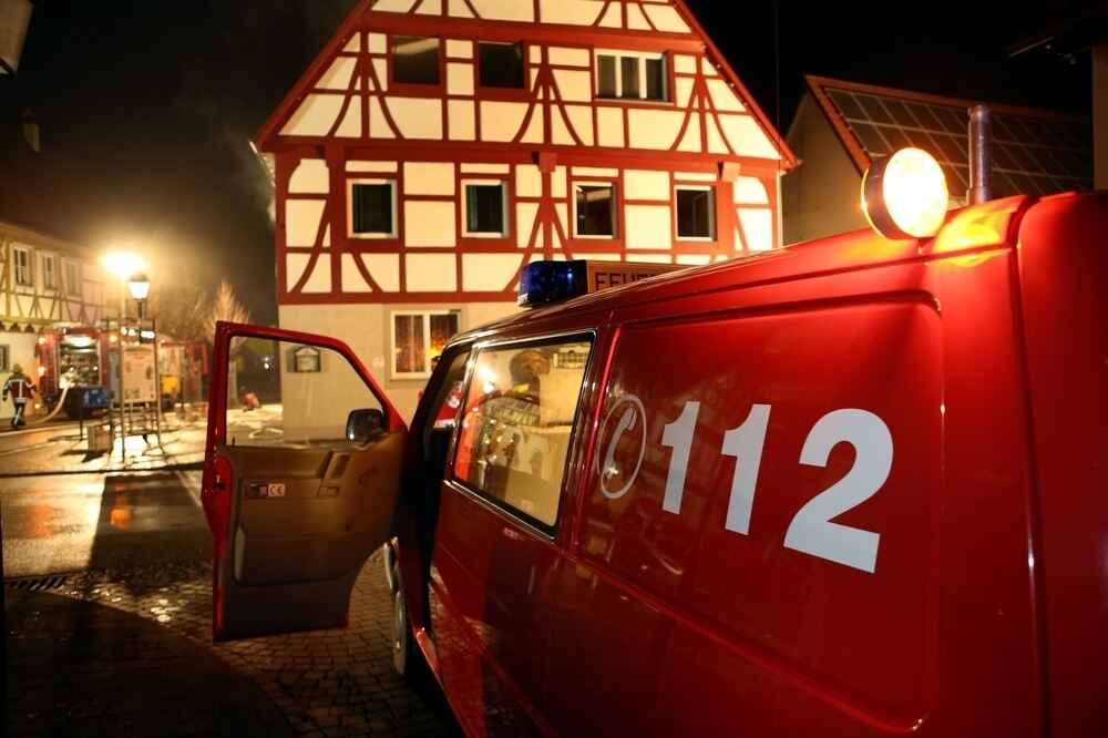 Brand in Hayingen 24.12.2013