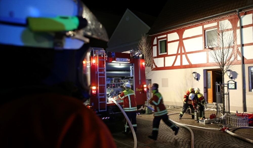 Brand in Hayingen 24.12.2013