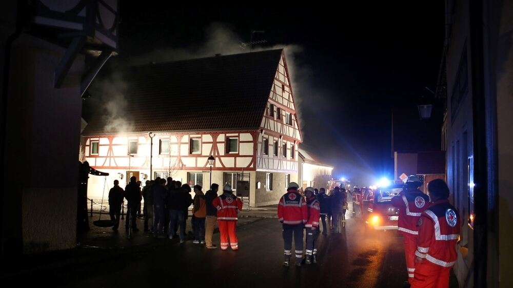 Brand in Hayingen 24.12.2013