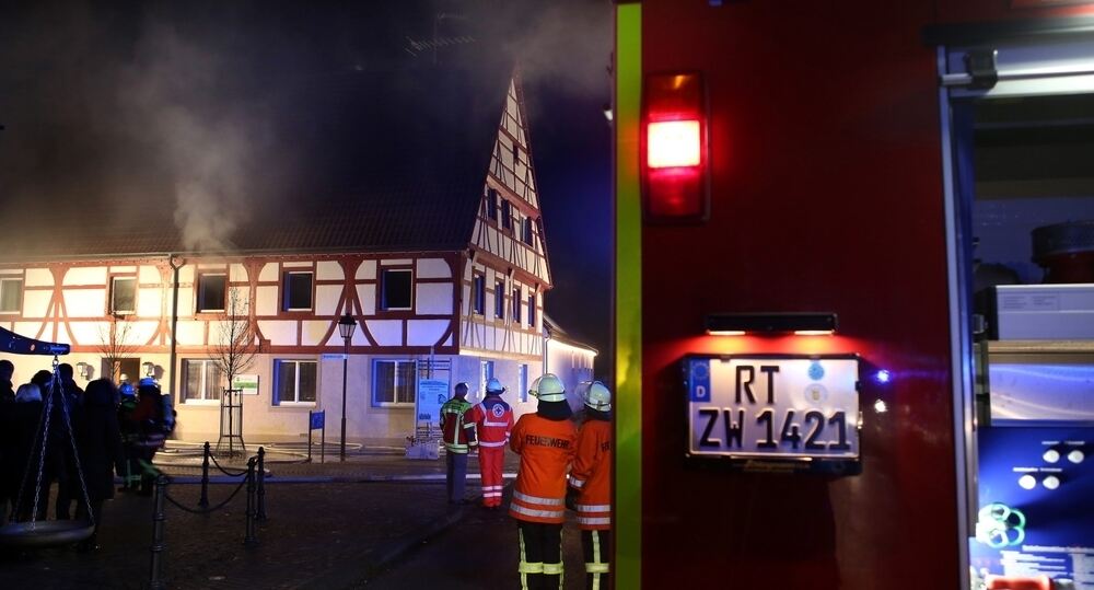 Brand in Hayingen 24.12.2013