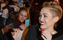 Miley Cyrus bei der Bambi-Verleihung in Berlin. Foto: Jens Kalaene