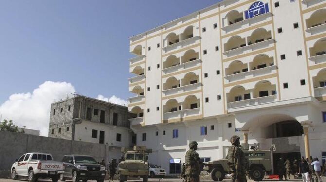 Auch das neue Jahr startet in Somalia mit blutiger Gewalt. Zielscheibe der Islamisten war ein beliebtes Hotel. Foto: Elyas Ah