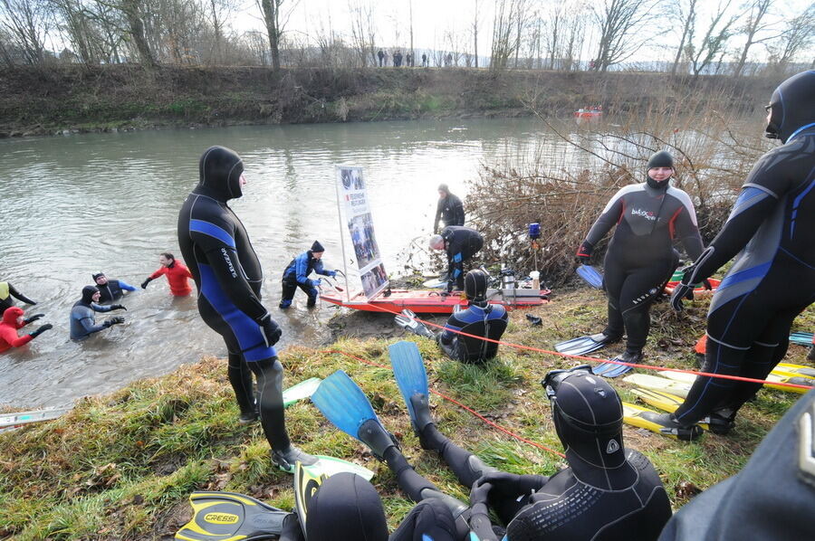 Neckarabschwimmen in Tübingen