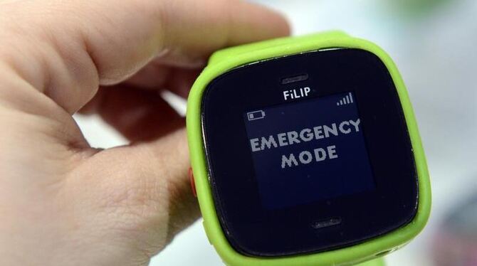 Die Smartwatch Filip gehört zu den zahlreichen Neuheiten auf der Elektronik-Messe CES. Foto: Britta Pedersen